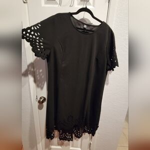 SHEIN Black Elegant Dress